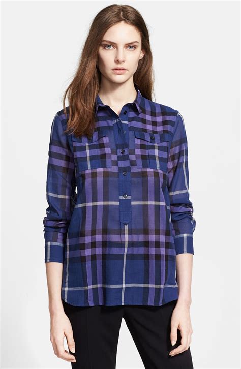 burberry plaid shirt nordstrom